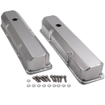 Compatible for Ford FE BBF 352 360 427 428 TALL Fabricated ALUMINUM Valve Covers Bolts