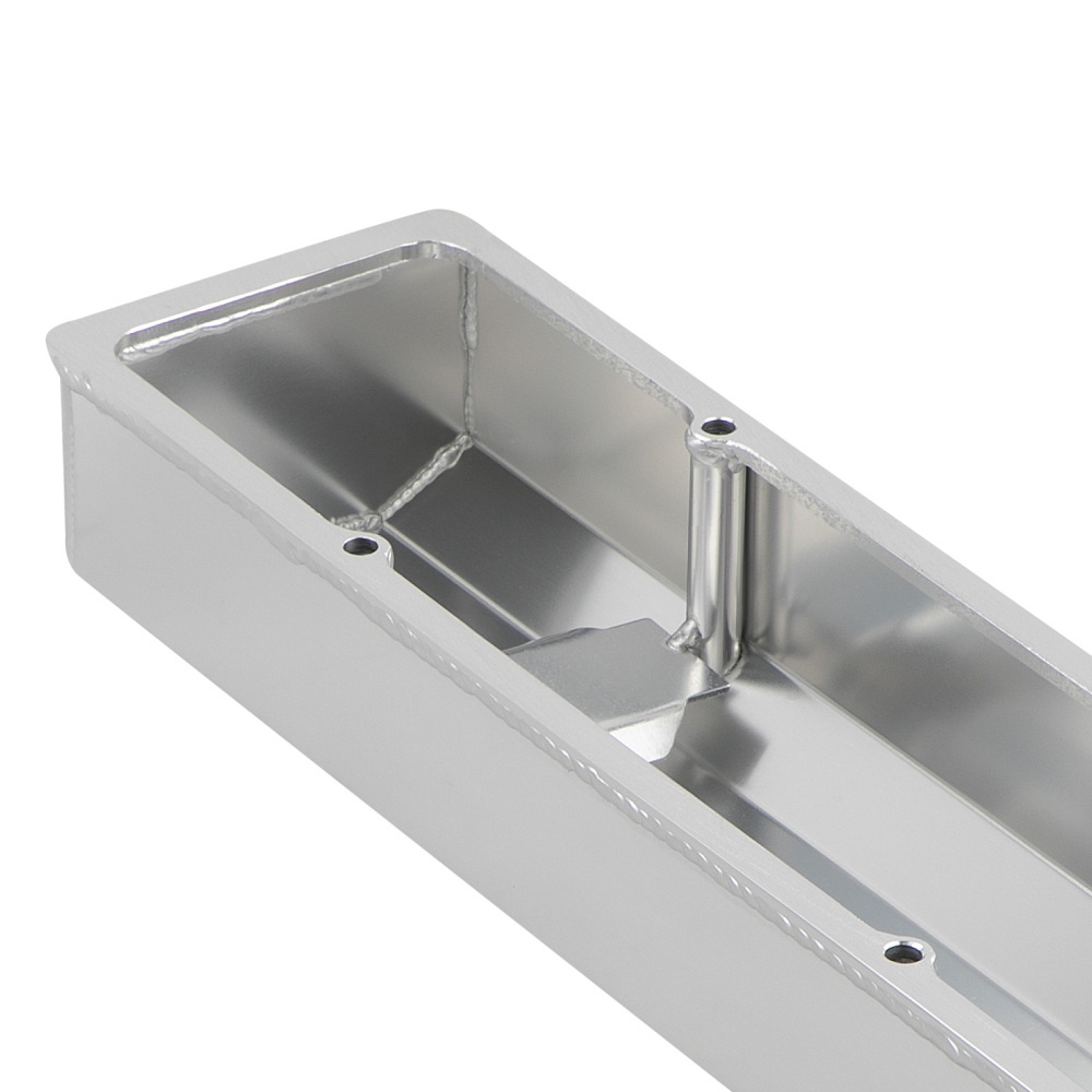 For Small Block compatible for Chevy-SATIN Fabricated Aluminum Valve Covers 58-86 SBC 283 302