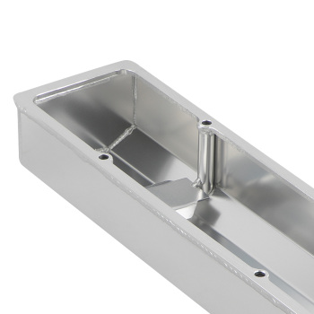 For Small Block compatible for Chevy-SATIN Fabricated Aluminum Valve Covers 58-86 SBC 283 302