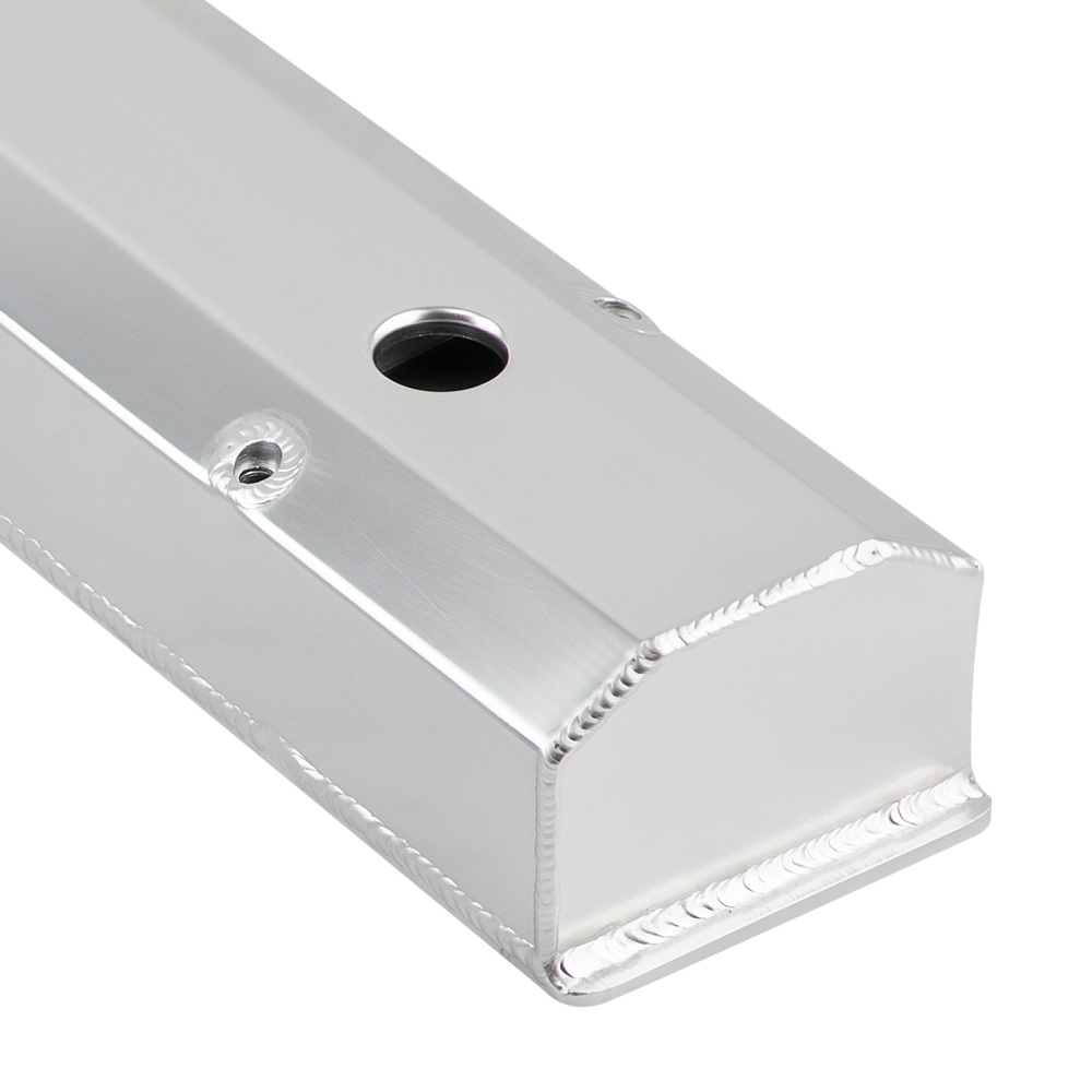 For Small Block compatible for Chevy-SATIN Fabricated Aluminum Valve Covers 58-86 SBC 283 302