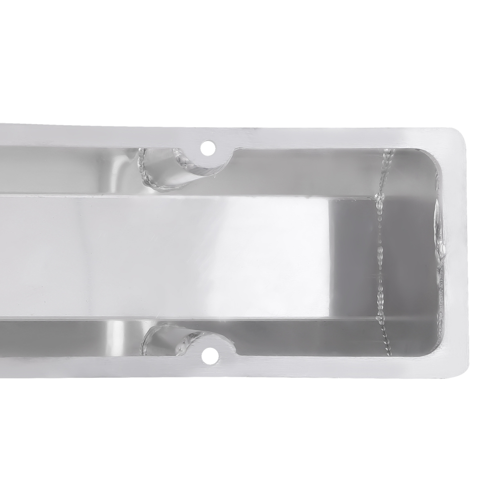 2pc Fabricated Aluminum Tall Valve Covers For Small Block compatible for Chevy 283 305