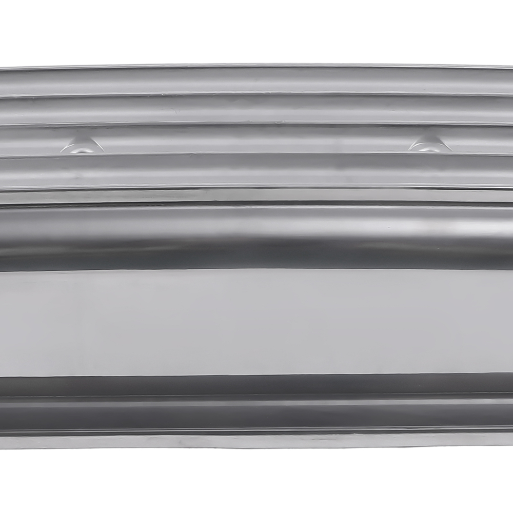 2xFabricated Aluminum Valve Covers Center Bolt For SBC Small Block compatible for Chevy engines