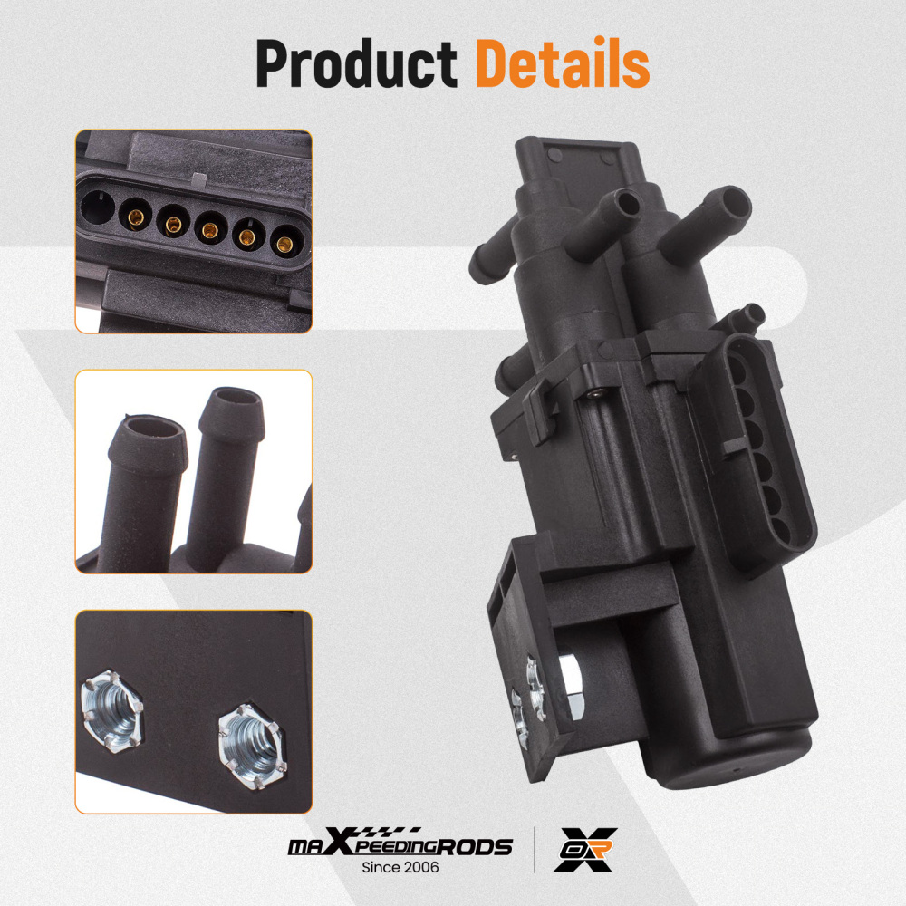 6 Port Fuel Gas Dual Tank Selector Valve compatible for Chevy compatible for Dodge Ford GMC Truck U7001