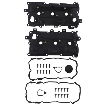 Valve Cover w/ Gaskets LH RH compatible for NISSAN Murano Quest 3.5L 13264JP01A 2009-2014