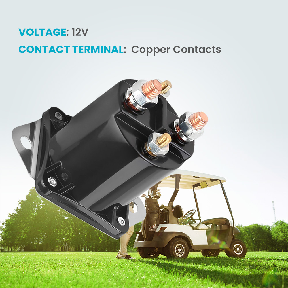 For Club Car 12V Gas compatible for Golf Carts Solenoid | 1984 up | Compatible for DS Precedent |1013609