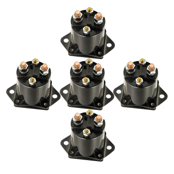 5 pezzi 36V Solenoide Per Club Car 1976-1998 compatibile per Golf Carts 8016 4 Terminali nuovo