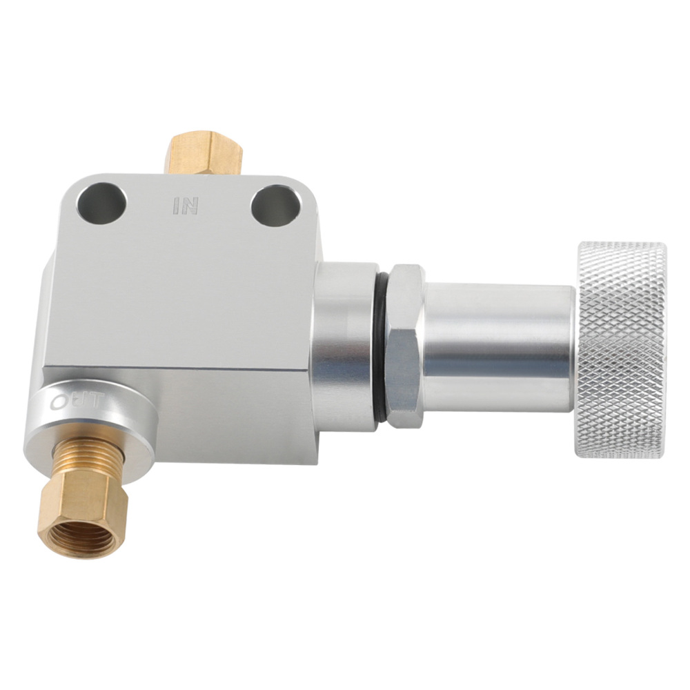 1x Universal Adjustable Aluminum Proportioning Valve Knob with Bracket 260-8419