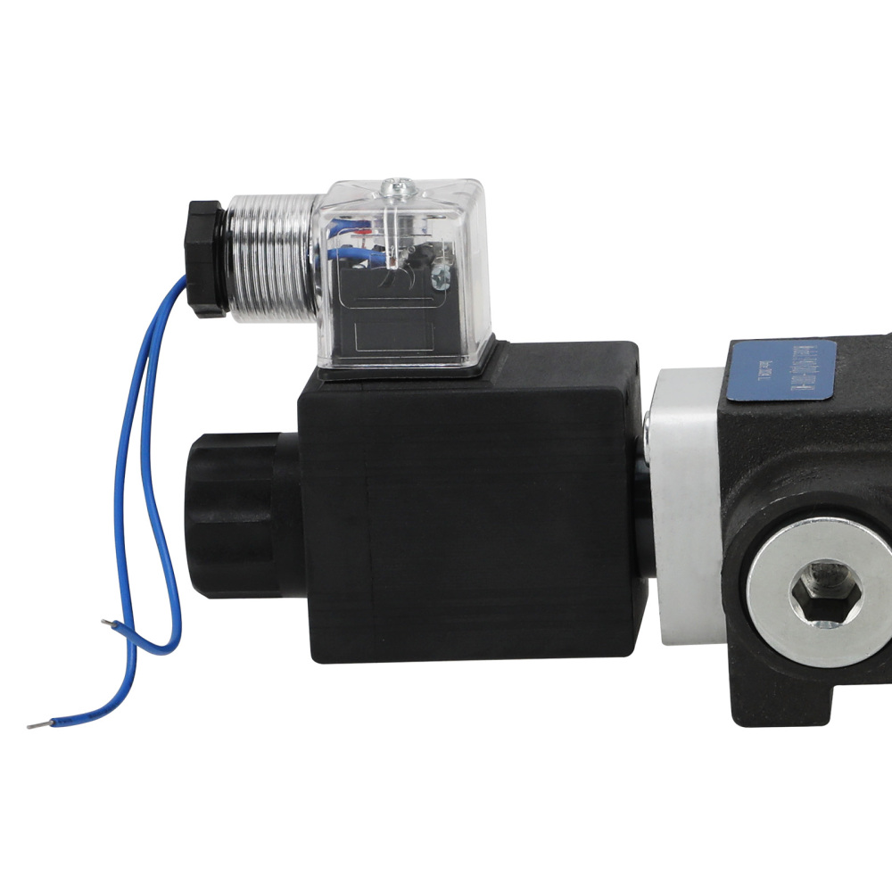 Hydraulic Control Valve Solenoid 12V DC Double Acting 13 GPM 3600 PSI