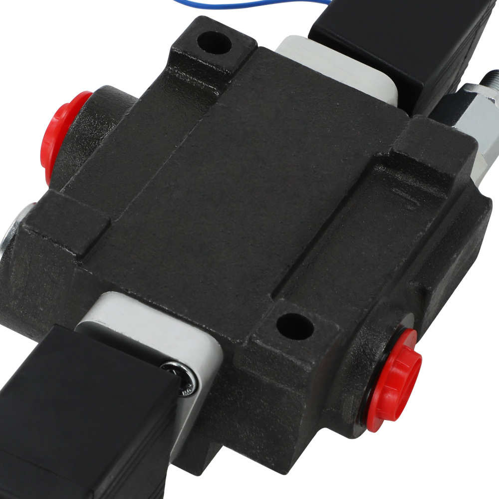 Hydraulic Control Valve Solenoid 12V DC Double Acting 13 GPM 3600 PSI