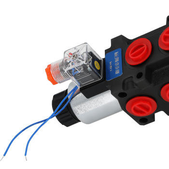 Hydraulic Solenoid Selector/Diverter Valve 13 GPM 12v DC 10 SAE 6 Ports