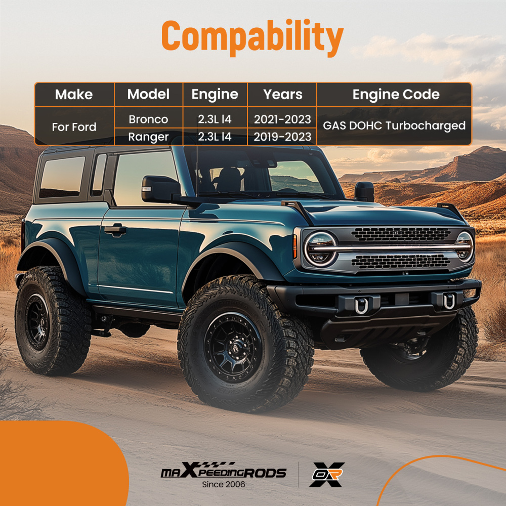Exhaust Gas Recirculation Valve compatible for Ford Bronco 2.3L l4 21-23 LB5E-9J433-Compatible for AC