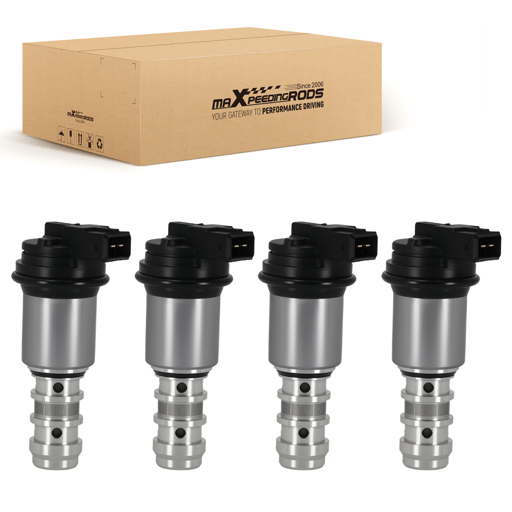 4PC Valve Timing Solenoid compatible for BMW 750i F01 4.8L V8 2006-2008 11361707323