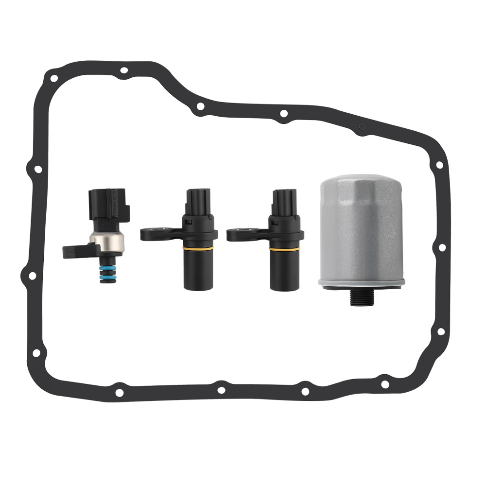 Transmission Sensors W/ 4WD Filter Pan Gasket compatible for Dodge Jeep 45RFE 545RFE 65RFE