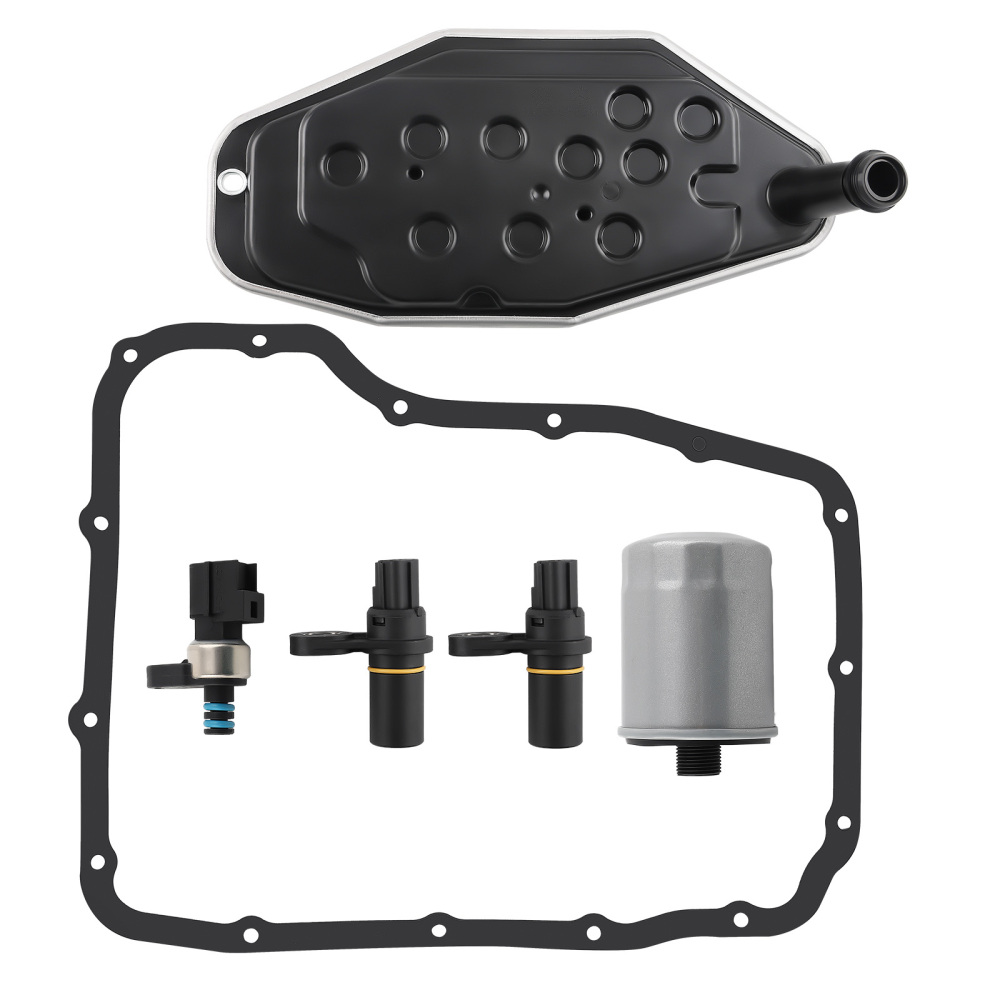 Transmission Sensors W/ 4WD Filter Pan Gasket compatible for Dodge Jeep 45RFE 545RFE 65RFE