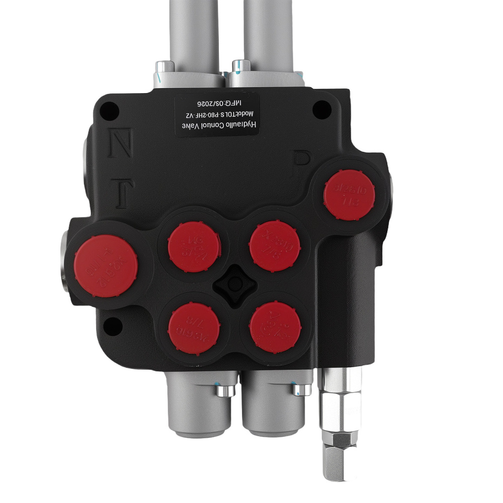 Cable Remote Control Valve Kit w/ 2 Spool Valve 80lpm 2 Cables Remote Joystick