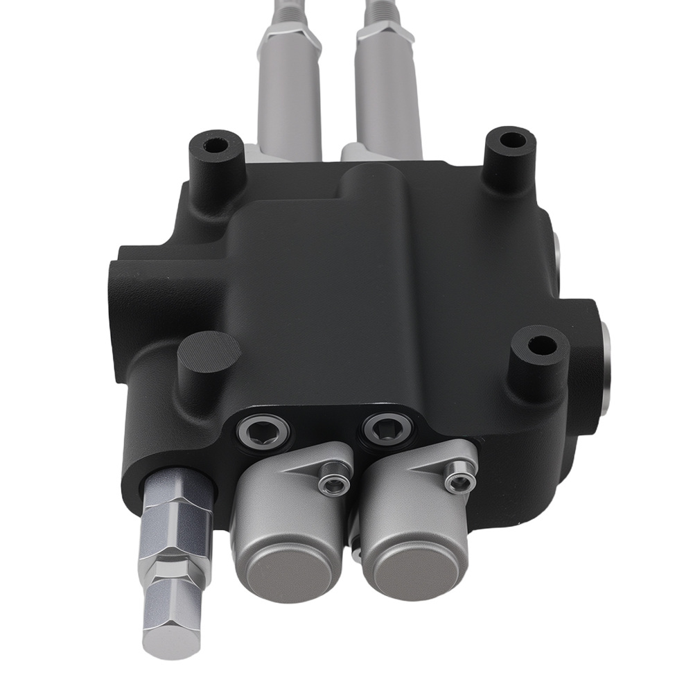 Cable Remote Control Valve Kit w/ 2 Spool Valve 80lpm 2 Cables Remote Joystick