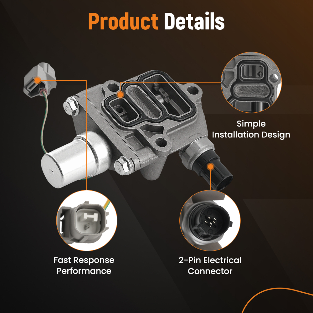 Variable Timing Solenoid compatible for Honda Civic DX EX LX SI 2001-2005 15810PLRA01