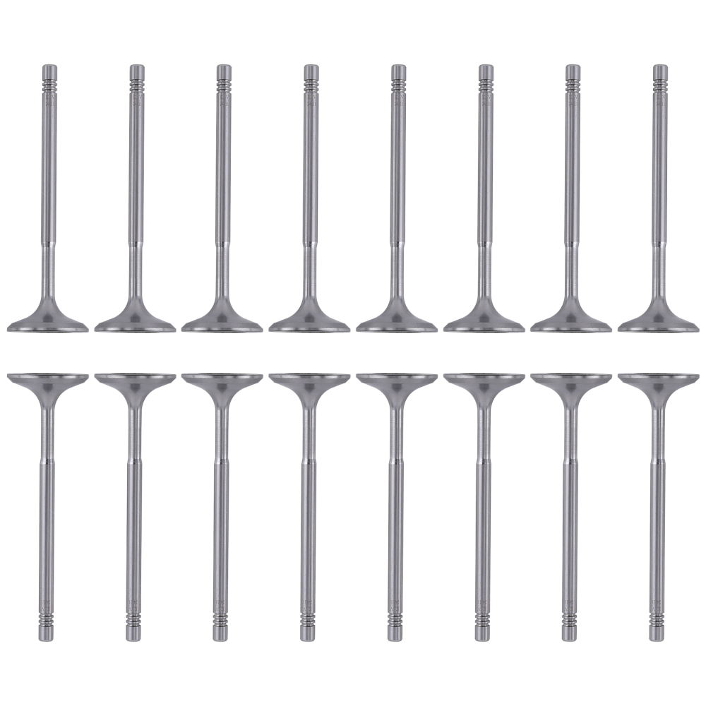 8x Intake Valves + 8x Exhaust Valves compatible for Mercedes Benz C204 S204 W204 2007-2014