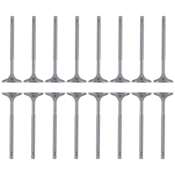 8x Intake Valves + 8x Exhaust Valves compatible for Mercedes Benz C204 S204 W204 2007-2014