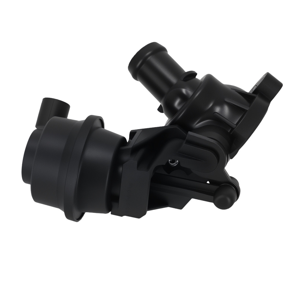 Advanced Thermostat Assembly compatible for Audi A6 A7 compatible for VW Touareg 12-16 059121737AM Black