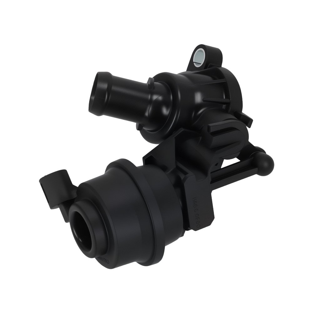 Advanced Thermostat Assembly compatible for Audi A6 A7 compatible for VW Touareg 12-16 059121737AM Black