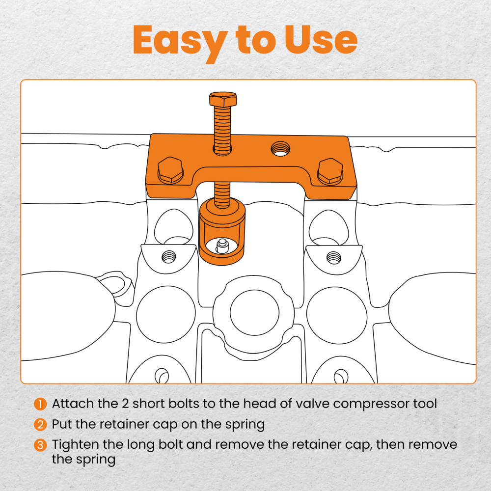 Valve Spring Compressor Tool compatible for Honda Honda Civic 1993-2000 B16 B18C Assembly
