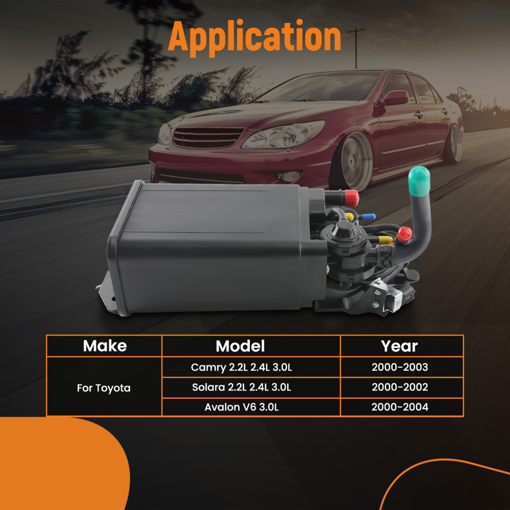 EVAP Vapor Canister Assembly compatible for Toyota Avalon compatible for Camry Solara 911-630 VC4028 Black