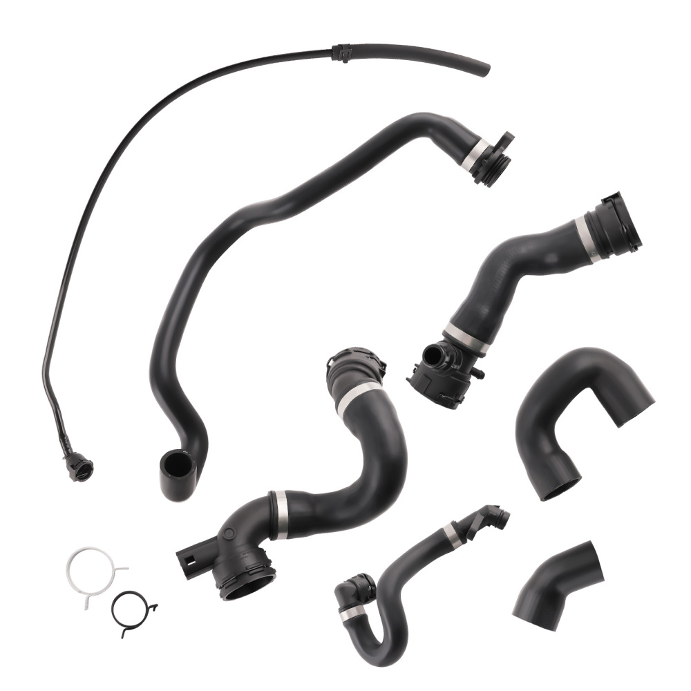 7 Hoses Radiator Coolant Water Hose Pipe Kit For 07-11 compatible for BMW 128i 325i 328i 330i