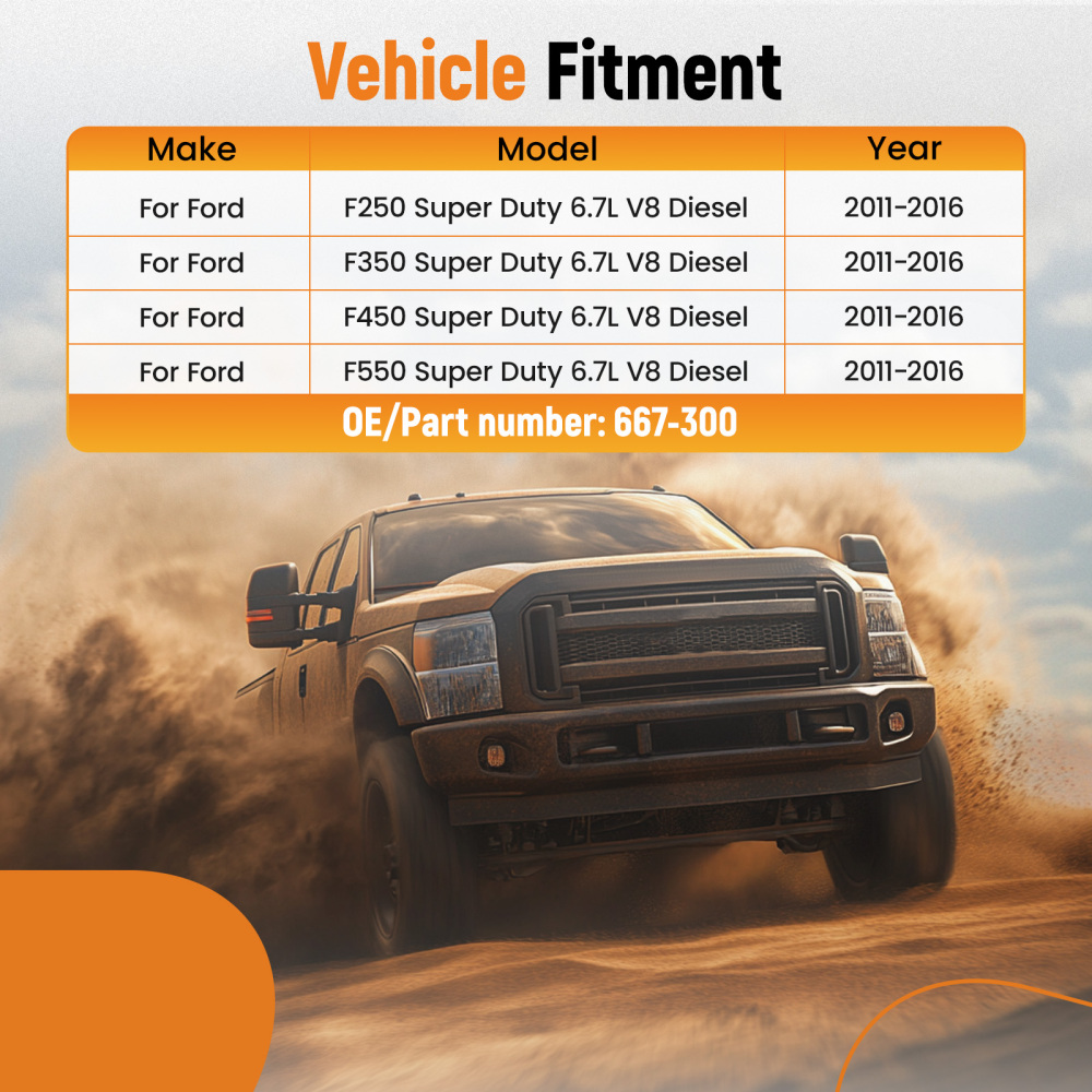 Intercooler Hose Pipe Kit For 667-300 compatible for Ford F250 F350 F450 2011-2015 2016