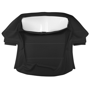 Black Convertible Roof compatible for Alfa Romeo Spider 1971-1994 AF3940-440 PVC Cover