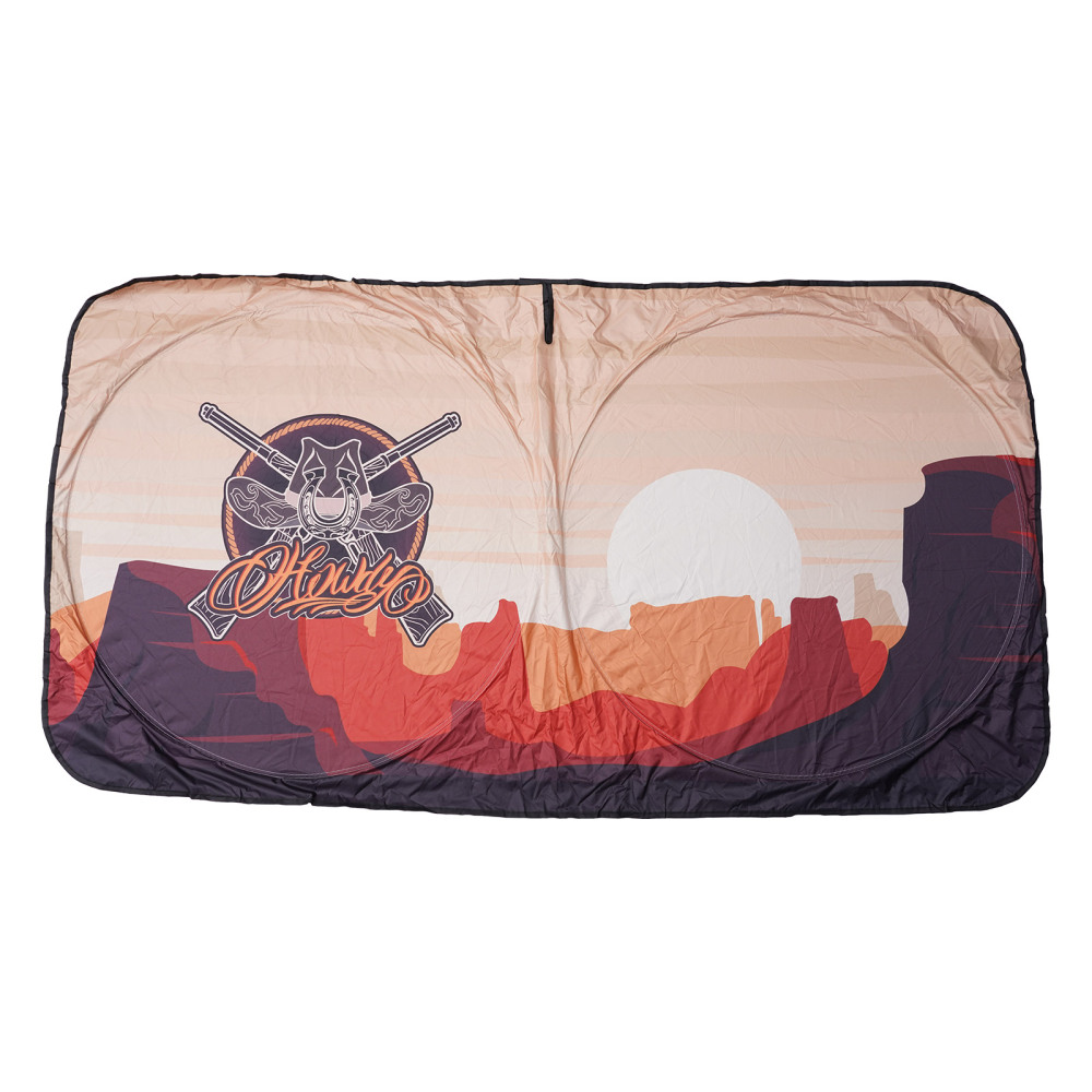 Foldable Car Sunshade compatible for Ford F150 2015 2016 2017-2020 Reflective UV Block