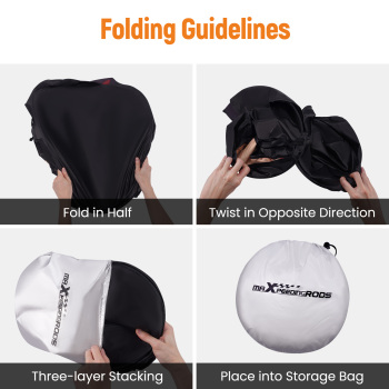 Foldable Car Sunshade compatible for Ford F150 2015 2016 2017-2020 Reflective UV Block