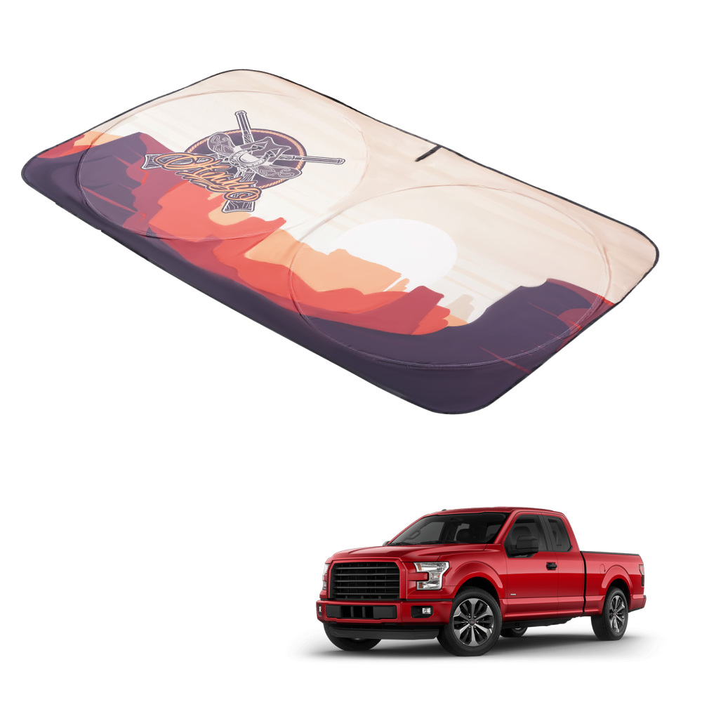 Foldable Car Sunshade compatible for Ford F150 2015 2016 2017-2020 Reflective UV Block