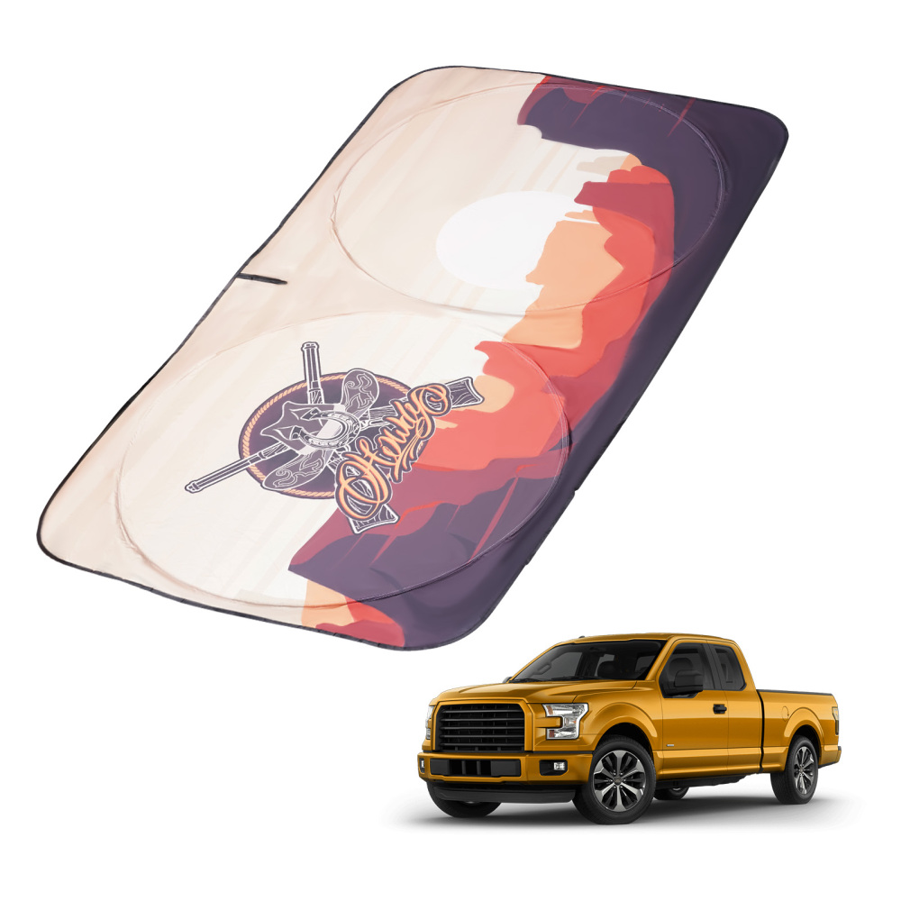 Foldable Car Sunshade compatible for Ford F150 2015 2016 2017-2020 Reflective UV Block