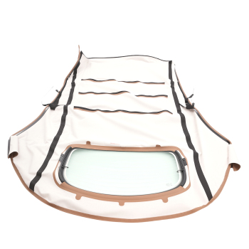 Black Convertible Top Glass Window compatible for VW Beetle 03-09 VWNB TAN-STF