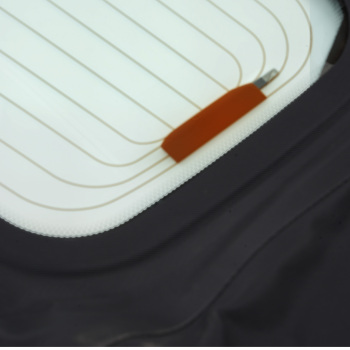 Black Convertible Cover compatible for Ford Mustang 2005-2014 PVC with Glass Window