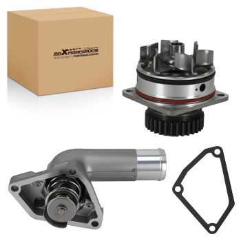 Coolant Pump Thermostat compatible for Infiniti I35 3.5L 2002-2004 Aluminum Housing 1502320