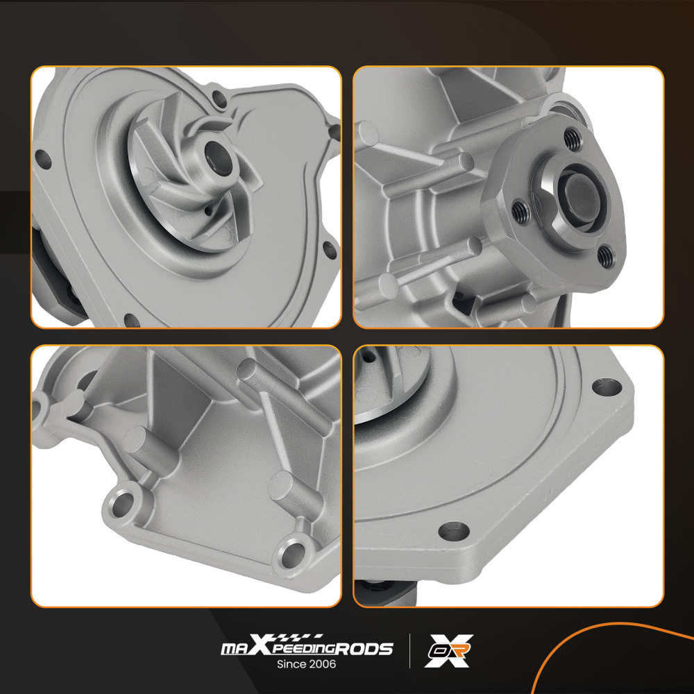 Cooling Water Pump compatible for Audi A4 A5 3.2L 2005-2010 06E121018D Belt Driven