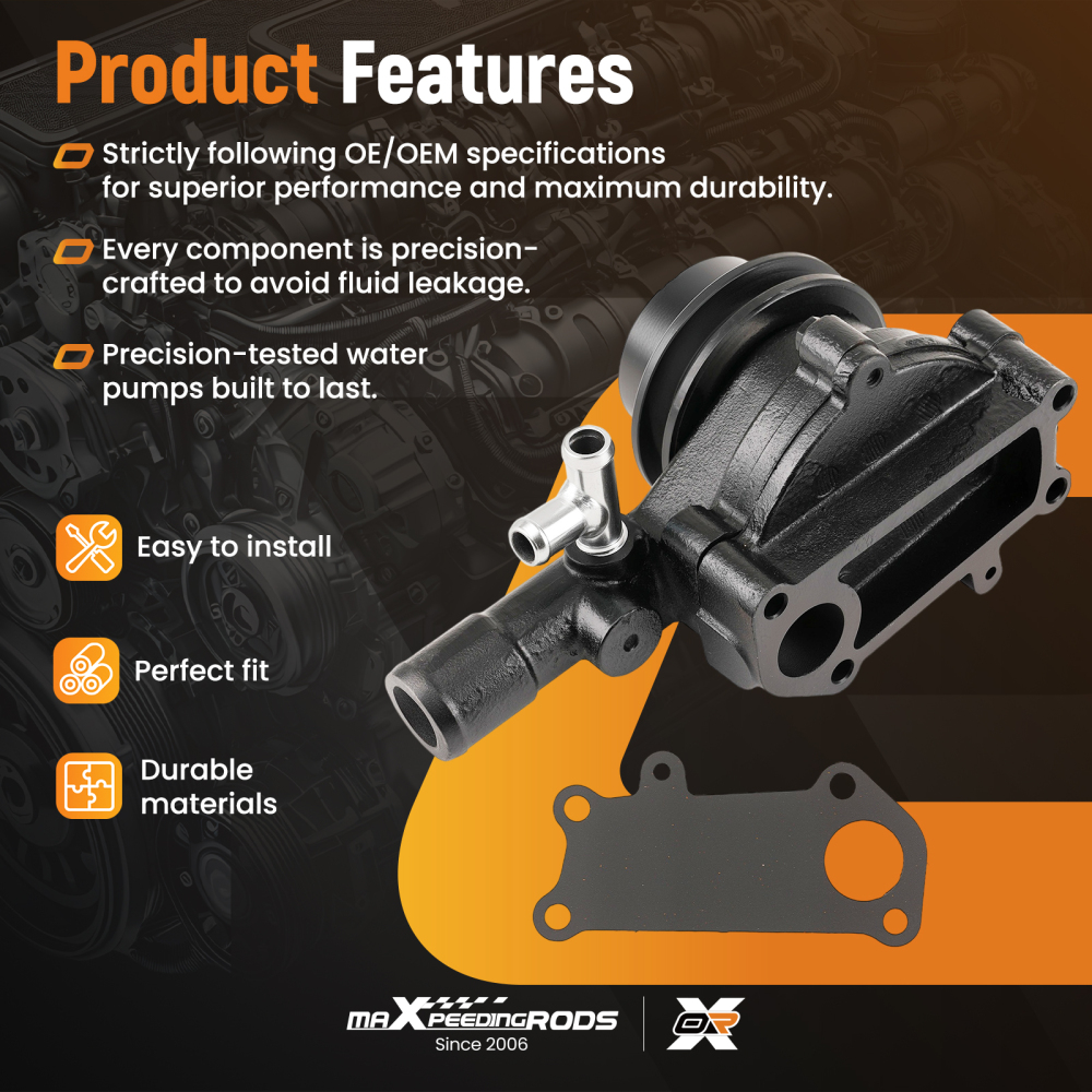 Cast Iron Water Pump for Siromer Jinma YD385 Y385T Engine Y385T11103