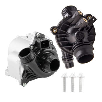 ELECTRIC WATER PUMPTHERMOSTAT compatible for BMW 6 GRAN F06 COUPE 640I 11-18 N55