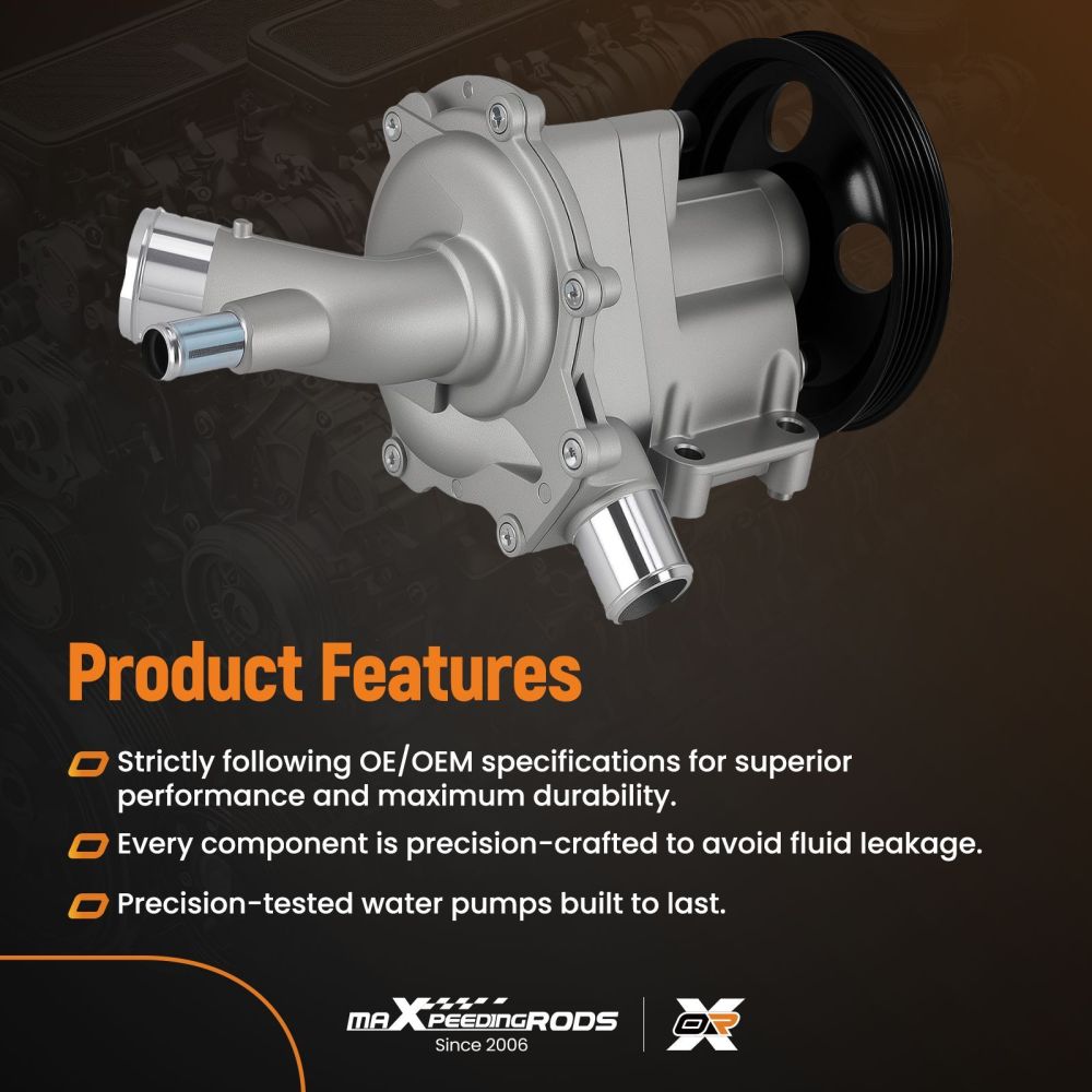 Coolant Water Pump Unit compatible for MINI One/Cooper R50 R53 1.6L 11511485846 2001-2006