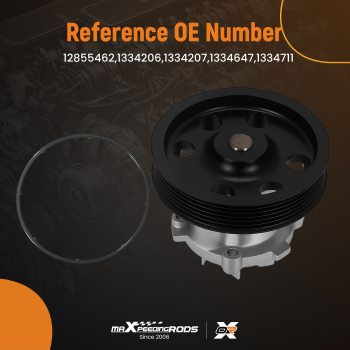 Engine Water Pump compatible for Alfa Romeo Mito compatible for Fiat 500 500C 1.3L 2008-2021 1201.L9