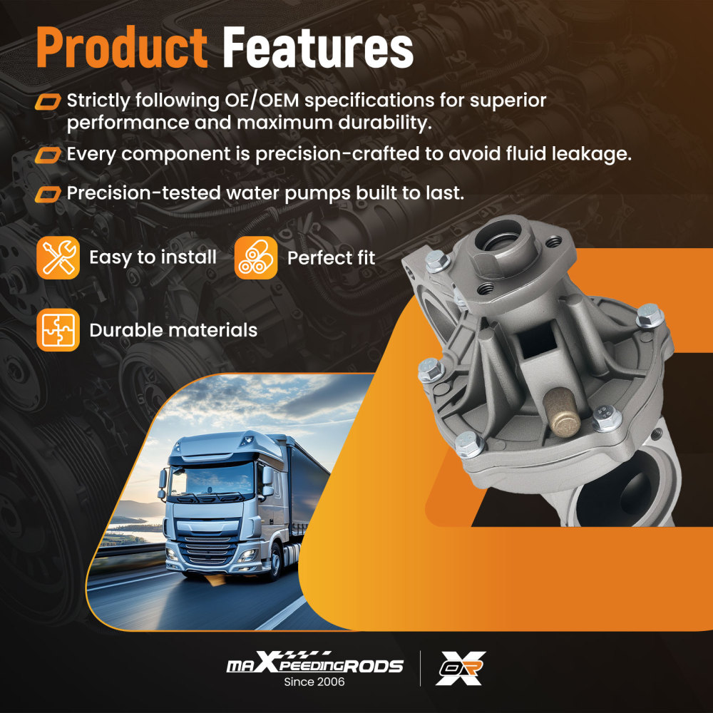 Coolant Pump Kit compatible for VW Golf/Sharan 2.0 1991-2010 037121010 Direct Replacement