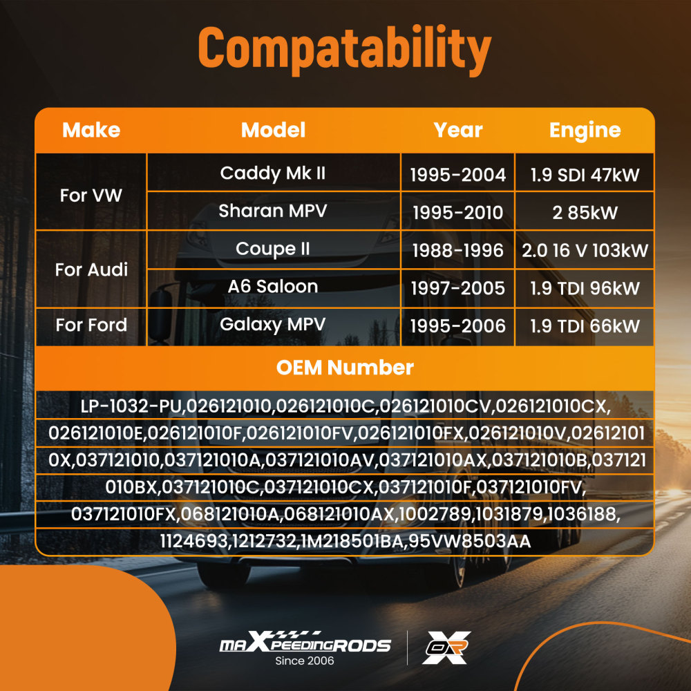 Pompa Acqua compatibile per Audi Coupé II 2.0 16V 026121010CX 1988-1996 Alluminio