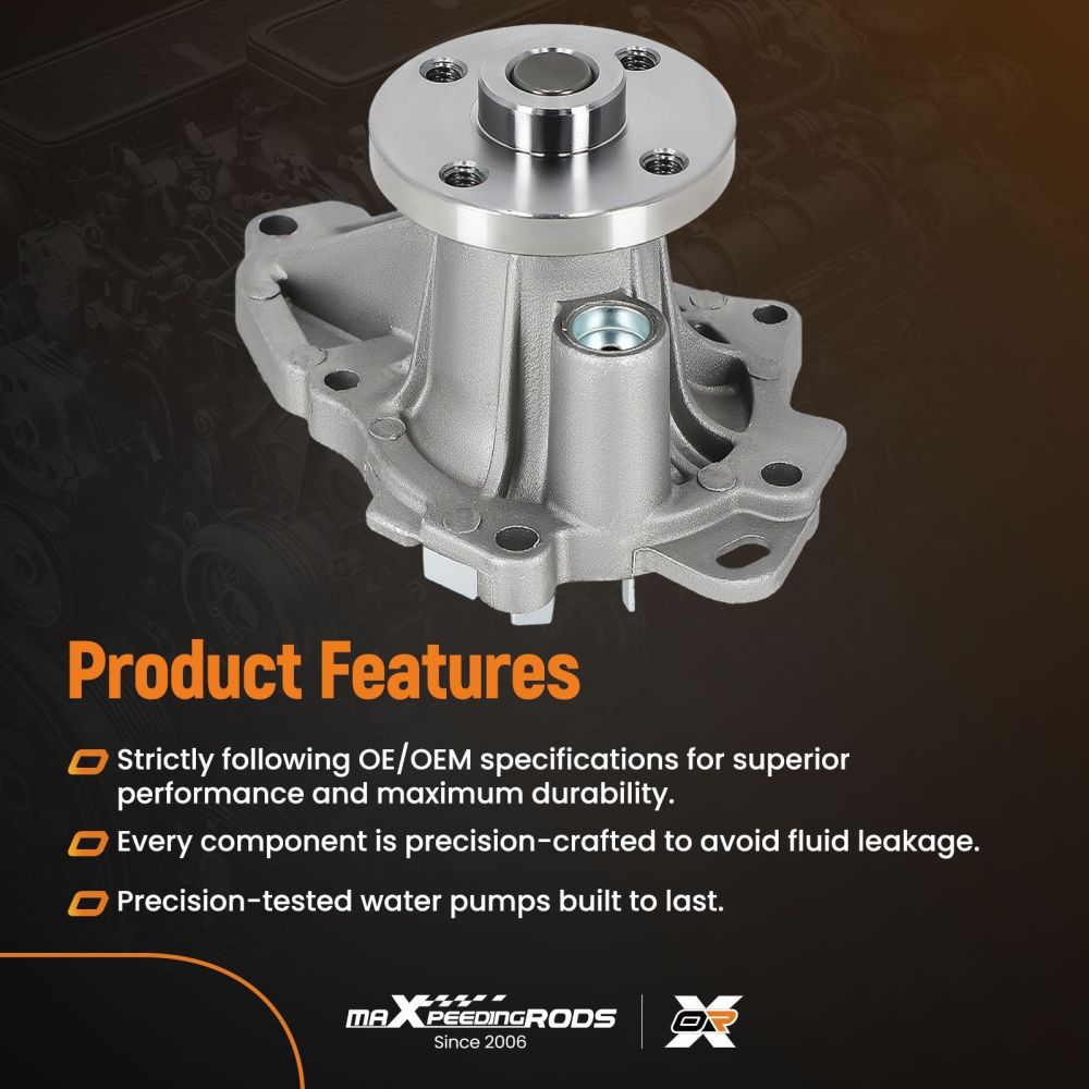 Belt Driven Water Pump compatible for Scion tC 2005-2010 16100-28040 Direct Replace