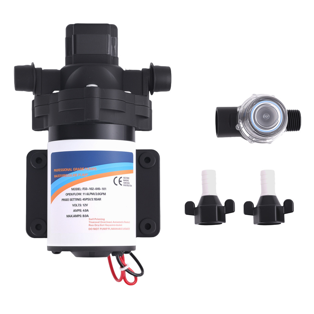 3.3GPM Water Pump for RV Boat Yacht Agricultural Irrigation 2088-422-144 45PSI