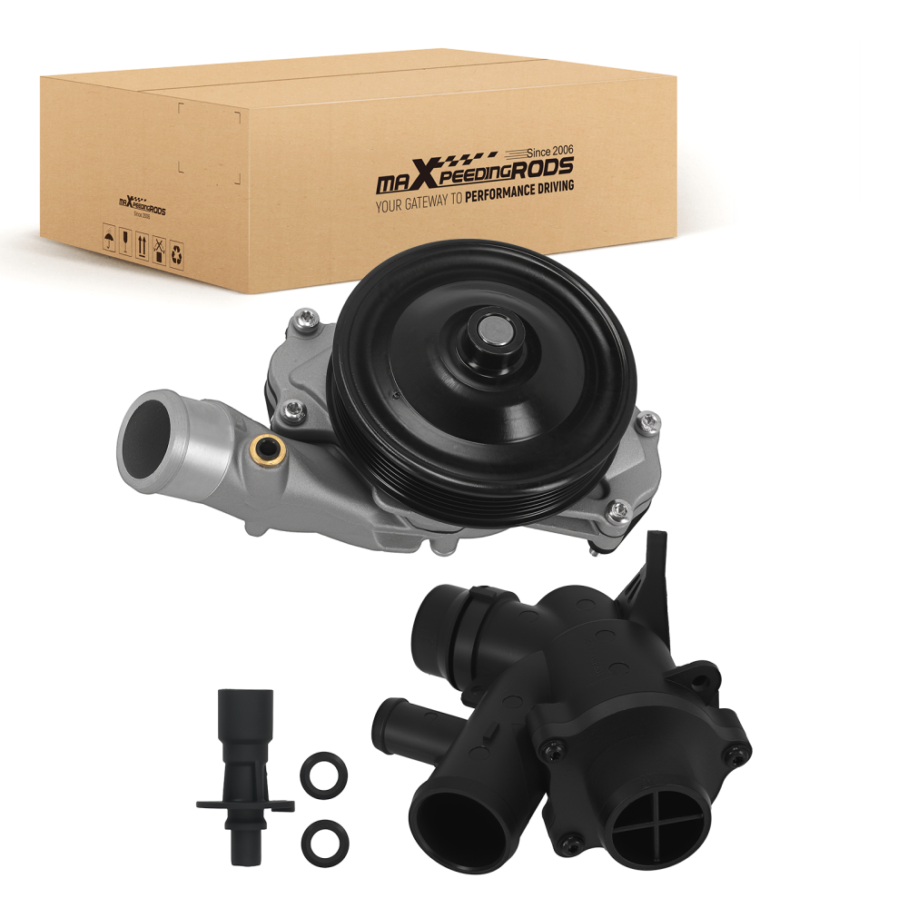 Aluminum Water Pump compatible for Jaguar F-Pace XF 5.0L V8 2010-2018 C2Z31587