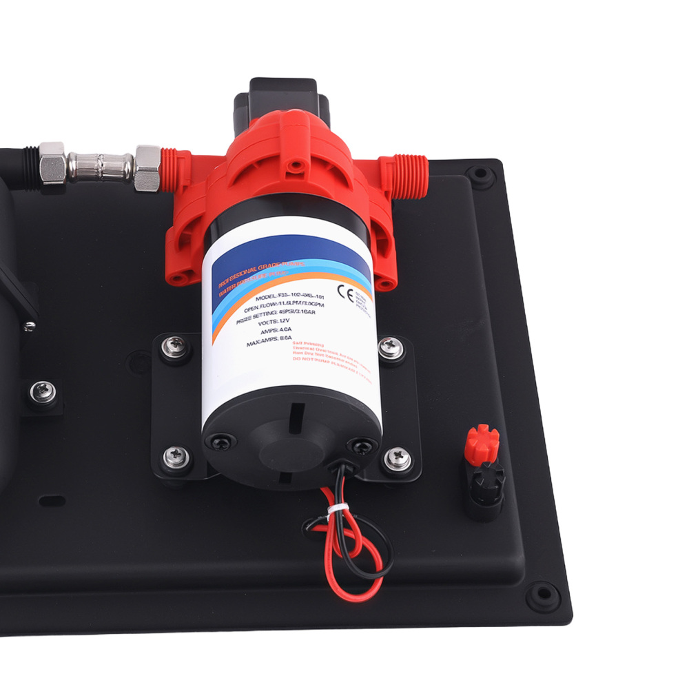 12V 3GPM Water Pump for Travel Trailer Camper Boat Kitchen 45PSI Low Noise