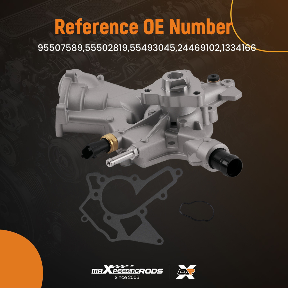 Pompa dellacqua compatibile per Opel Agila Astra H Meriva 1.0-1.4 2000-2011 95507589