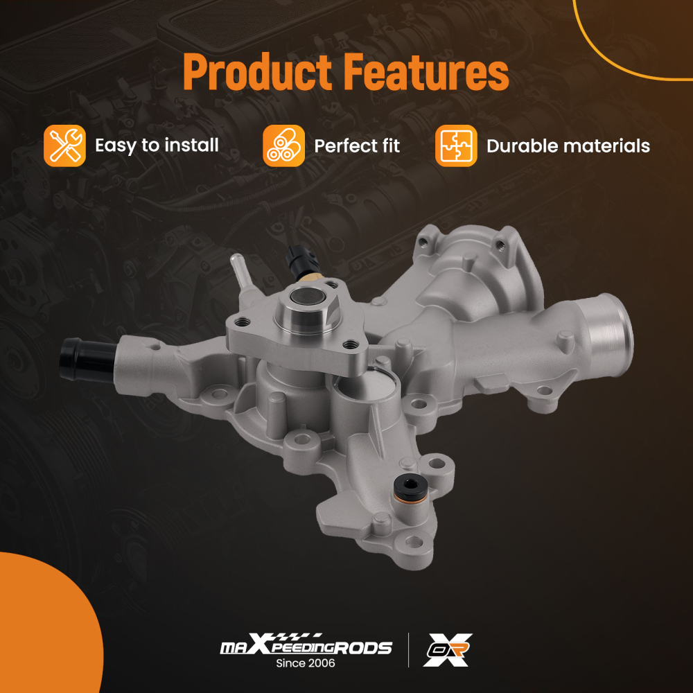 Pompa dellacqua compatibile per Opel Agila Astra H Meriva 1.0-1.4 2000-2011 95507589